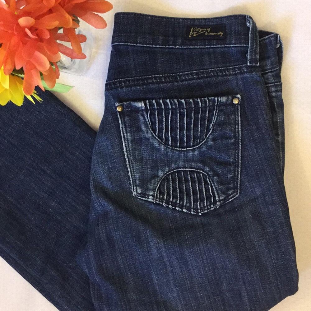 Citizens Of Humanity Dark Blue Slim Jeans